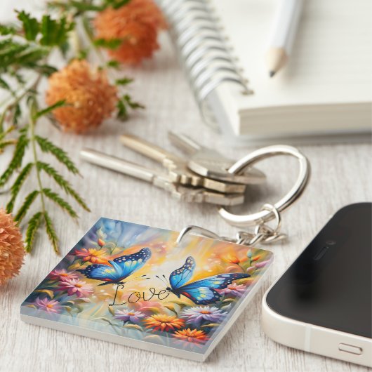 恋に悩む キーホルダー (正面右)