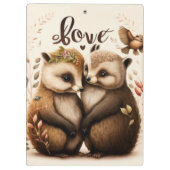 恋に悩む クリップボード (裏面)