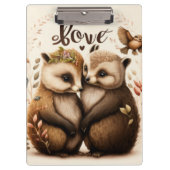 恋に悩む クリップボード (正面)