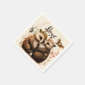 恋に悩む スタンダードカクテルナプキン (角)