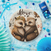 恋に悩む ペーパープレート (パーティー)