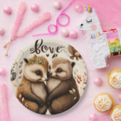 恋に悩む ペーパープレート (パーティー)