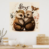 恋に悩む ポスター (キッチン)