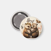 恋に悩む マグネット (正面/裏面)