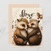 恋に悩む 出欠カード (正面/裏面)