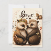 恋に悩む 出欠カード (正面)