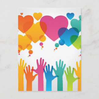 恋に手を伸ばす ポストカード