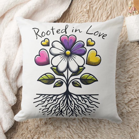 恋に根ざす クッション (ブランケット)