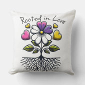 恋に根ざす クッション (正面)