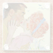 恋に焦がれた ガラスコースター (裏面)