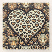 恋に狂う ガラスコースター (正面)