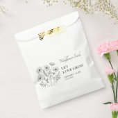 恋に花の種を成長させ結婚る フェイバーバッグ (封をした状態)