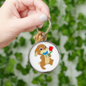 恋に落ちたウサギ キーホルダー (手)