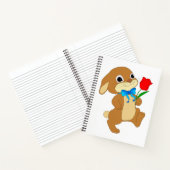 恋に落ちたウサギ ノートブック (内部)