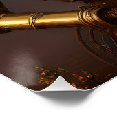 恋に落ちたスチームパンクのロボットのカップル ポスター (コーナー)