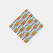 恋に落ちたフライの日 |パニーフランスのフライスS スタンダードカクテルナプキン (角)