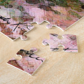 恋に落ちたロマンキスをするチックなカップル ジグソーパズル (側面)