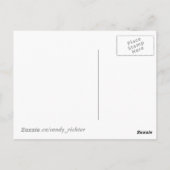 恋に落ちたロマンキスをするチックなカップル ポストカード (裏面)