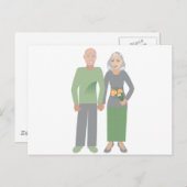 恋に落ちた夫婦 ポストカード (正面/裏面)