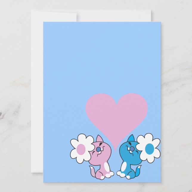 恋に落ちた子猫たち2匹 (正面)