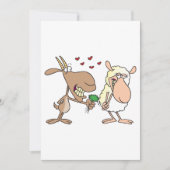 恋に落ちた山羊 招待状 (正面)