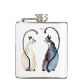 恋に落ちた猫たち フラスク (正面)