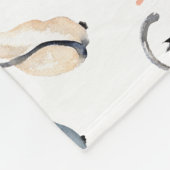 恋に落ちた猫たち フリースブランケット (角)