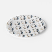 恋に落ちた猫たち ペーパープレート (アングル)