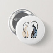 恋に落ちた猫たち 缶バッジ (正面&裏面)