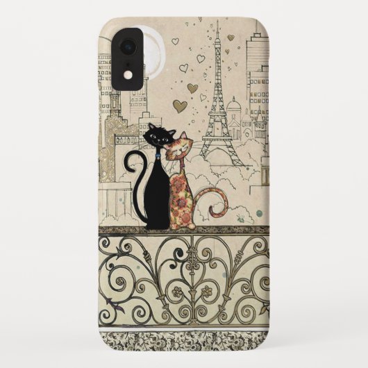 恋に落ちた猫たち Case-Mate iPhoneケース (裏面)