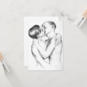 恋に落ちた若者(ヴィンテージゲイアート) カード (正面/裏面インサイチュ)