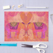 恋に落ちた象 薄葉紙 (クラフト)