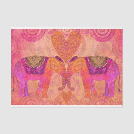 恋に落ちた象 薄葉紙 (正面)