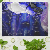 恋に落ちた馬 キッチンタオル (折り畳み)