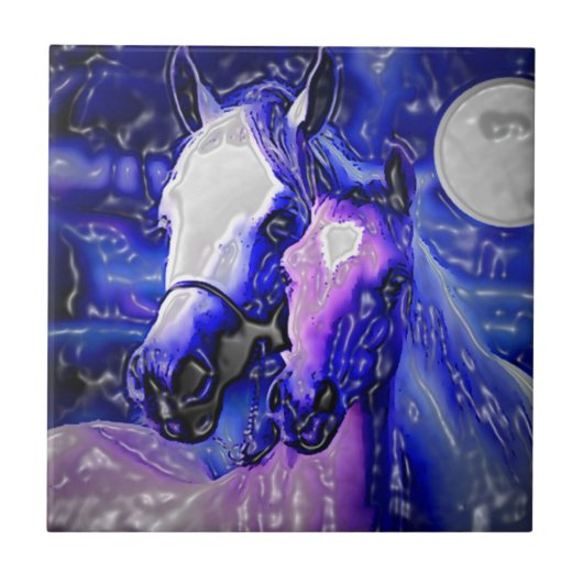 恋に落ちた馬 タイル (正面)