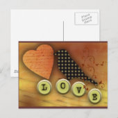 恋に落ちた鳥 ポストカード (正面/裏面)