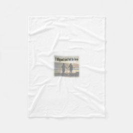 恋に落ちた フリースブランケット