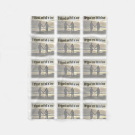 恋に落ちた フリースブランケット