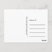 恋に落ちた | 結婚Thank You Photo ポストカード (裏面)