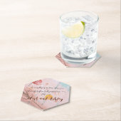 「恋に落ちても恐れはない。いつも信頼して ペーパーコースター (インサイチュ)