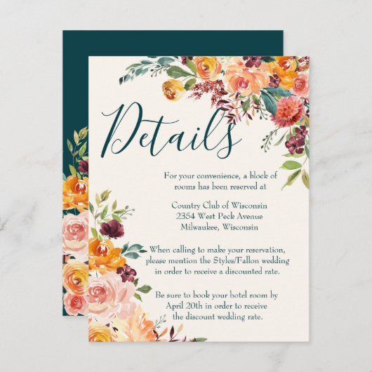 恋に落ちて下さい エンクロージャーカード (正面/裏面)