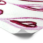 恋に落ちて赤と白いる ポスター (角)