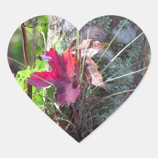 恋に落ちて！ステッカー ハートシール (正面)