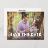 恋に落ちて |セーブ・ザ・デート案内 案内ポストカード (正面/裏面)