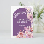 恋に落ちて、愛らしい花のベイビーブルームに感謝  カード (スタンド正面)