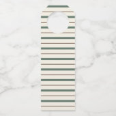 恋に落ちて、青いパンプキン、フラワーブライダルシャワー ボトルネックタグ (裏面)