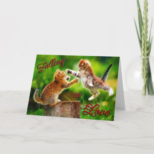恋に落ちます、バレンタインデー シーズンカード (正面)