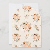 恋に落ちるかぼちゃのブライダルシャワー 招待状 (裏面)