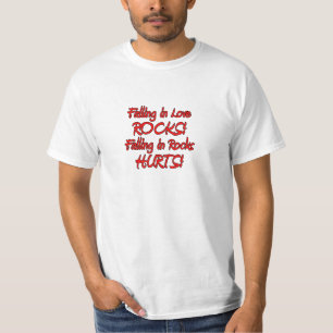 恋に落ちること及び石 Tシャツ