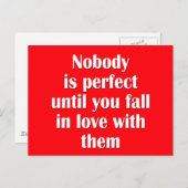 恋に落ちるまで秋は無い ポストカード (正面/裏面)